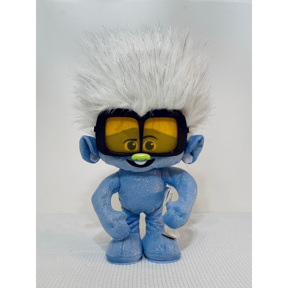 DreamWorks Trolls World Tour Tiny Diamond Plush Glitter Blue Toy 2250KM01